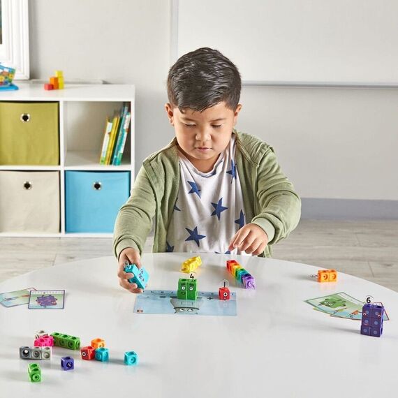 Learning Resources - MathLink Cubes Numberblocks 1-10 Activity Set (LSP0949-SCA) / Toys