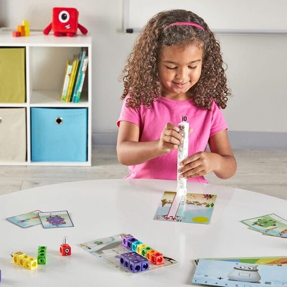 Learning Resources - MathLink Cubes Numberblocks 1-10 Activity Set (LSP0949-SCA) / Toys
