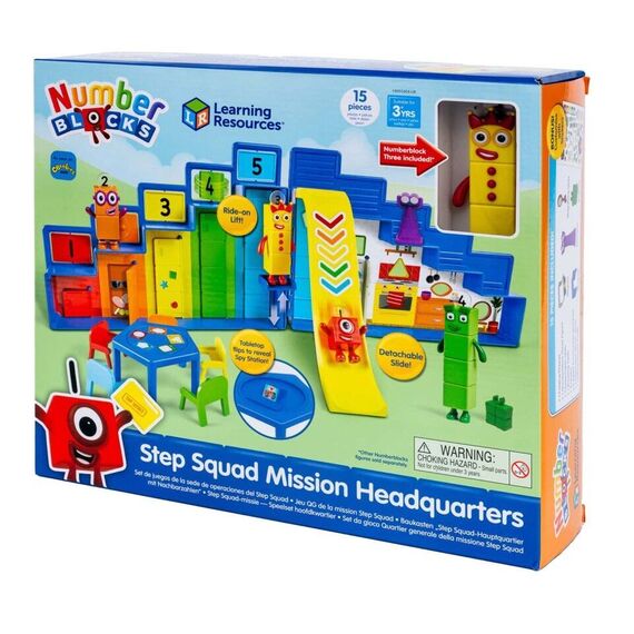 Learning Resources - Numberblocks Step Squad Mission Headquarters (HM95404-SCA) / Toys