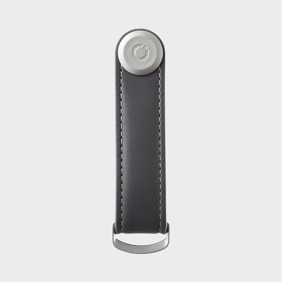 Orbitkey - Leather Key Organiser - Charcoal/Grey / Gadgets