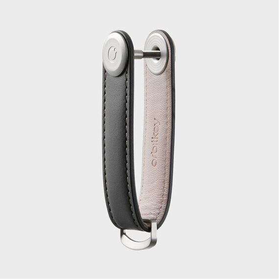 Orbitkey - Leather Key Organiser - Charcoal/Grey / Gadgets