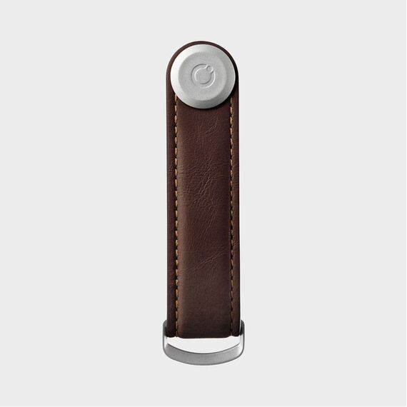Orbitkey - Leather Key Organiser - Espresso/Brown / Gadgets