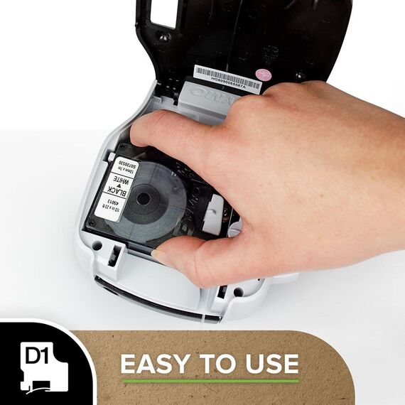 DYMO D1 Standard - Black on White - 12mm - Label Printer Cartridges - Inks - Techbox