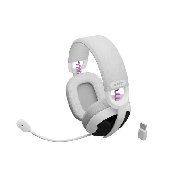 FURY FUKIYA F6 WIRELESS HEADPHONES, WHITE | Techbox