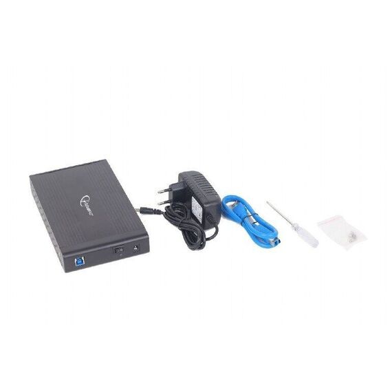 Gembird EE3-U3S-3 storage drive enclosure HDD enclosure Black 3.5" - Cases & Accessories - Hard Drives - Techbox