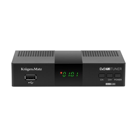 Kruger&Matz DVB-T2 H.265 HEVC Tuner KM0550D | Techbox