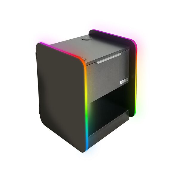 Xrocker Electra Bedside - Black With Black Led / Computers | Techbox
