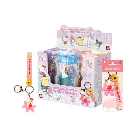 Hello Kitty and Friends Balloon assorted keychain figure 5cm