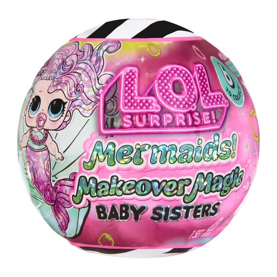 L.O.L. - Mermaids! Makeover Magic Baby Sisters Asst (598787) / Toys