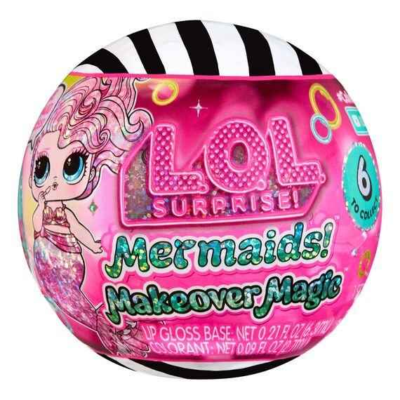 L.O.L. - Mermaids! Makeover Magic Tots Asst (596301) / Toys