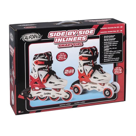 ​California - Smart Girl 2-in-1 inliners (Size 35-38) (24923) / Toys