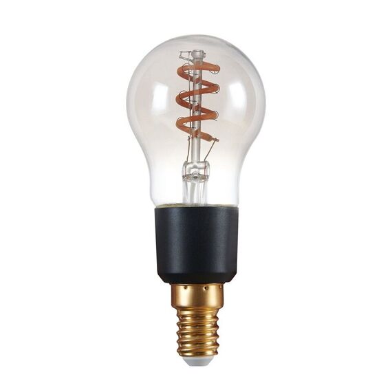 Eglo - E14 P45 Spiral Smart Bulb – Smoke Glass, Warm White, Zigbee & Bluetooth / Electronics