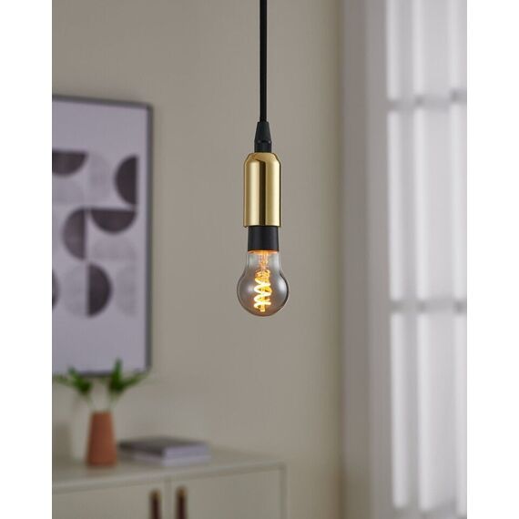 Eglo - E14 P45 Spiral Smart Bulb – Smoke Glass, Warm White, Zigbee & Bluetooth / Electronics