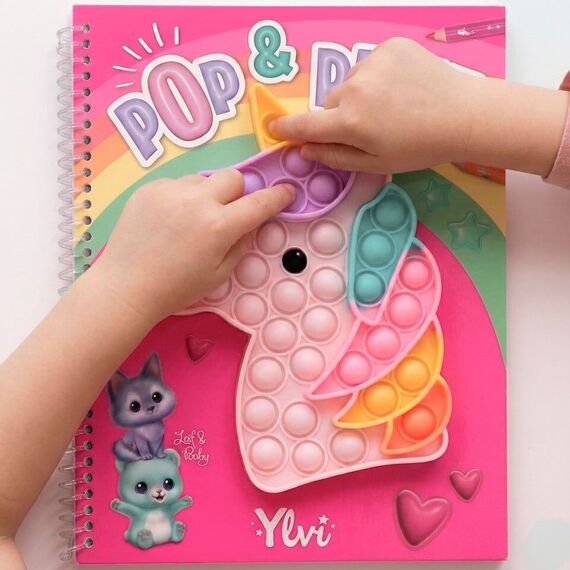 Ylvi - Pop & Paint colouring book (0413755) / Toys