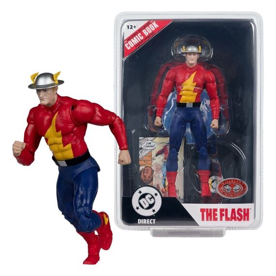 DC Direct Page Punchers Action Figure The Flash Jay Garrick (The Flash #123) (Red Platinum Edition) 18 cm |  Techbox