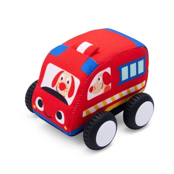 Hape - Pull-Back Plush Car Set (87-0076) / Toys