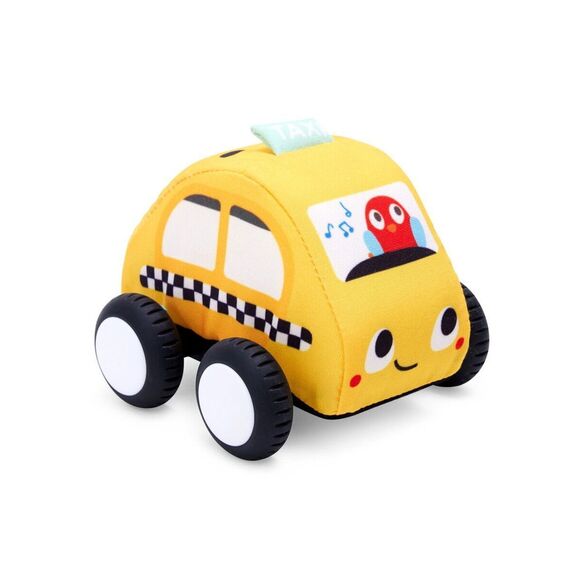 Hape - Pull-Back Plush Car Set (87-0076) / Toys