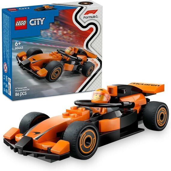 LEGO - LEGO City - F1® Driver with McLaren Race Car (60442) / Toys |  Techbox