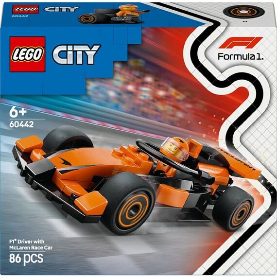 LEGO - LEGO City - F1® Driver with McLaren Race Car (60442) / Toys |  Techbox