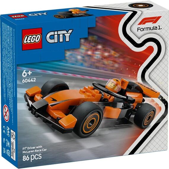 LEGO - LEGO City - F1® Driver with McLaren Race Car (60442) / Toys |  Techbox
