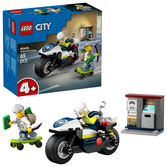LEGO - LEGO City - Police Motorcycle Chase (60455) / Toys - Lego - Collectibles - Techbox