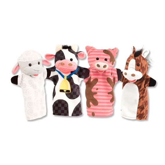 Melissa & Doug - Hand Puppets Farm Friend (806021) / Toys