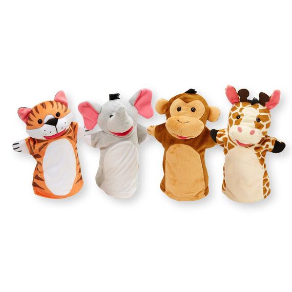 Melissa & Doug - Hand Puppets Zoo Friends (806023) / Toys