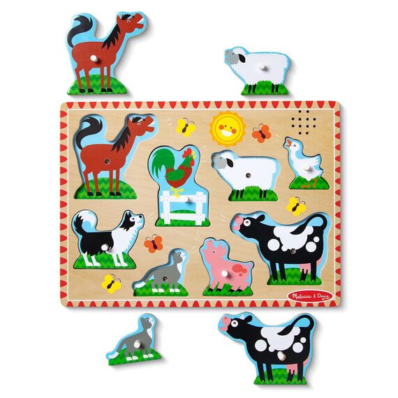 Melissa & Doug - Sound Puzzle Farm Animals (806128) / Toys
