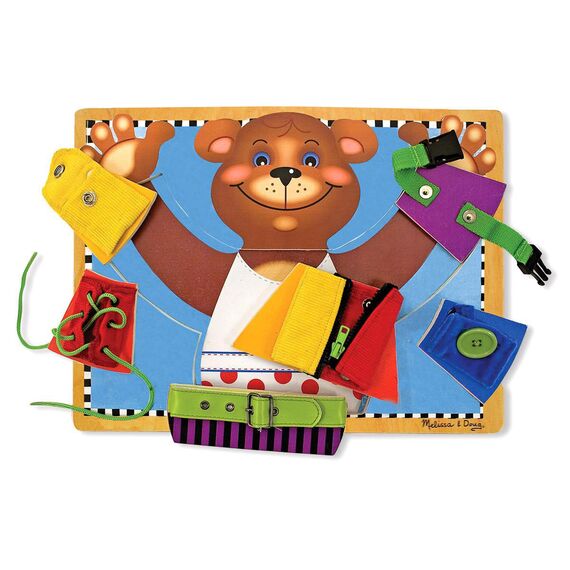 Melissa & Doug - Wooden Basic Skills Puzzle Board (806122) / Toys