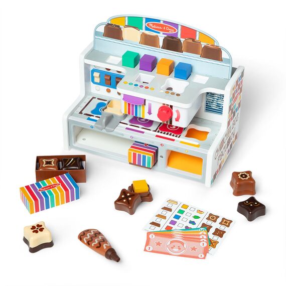 Melissa & Doug - Wooden Chocolate Factory Play Set (806016) / Toys