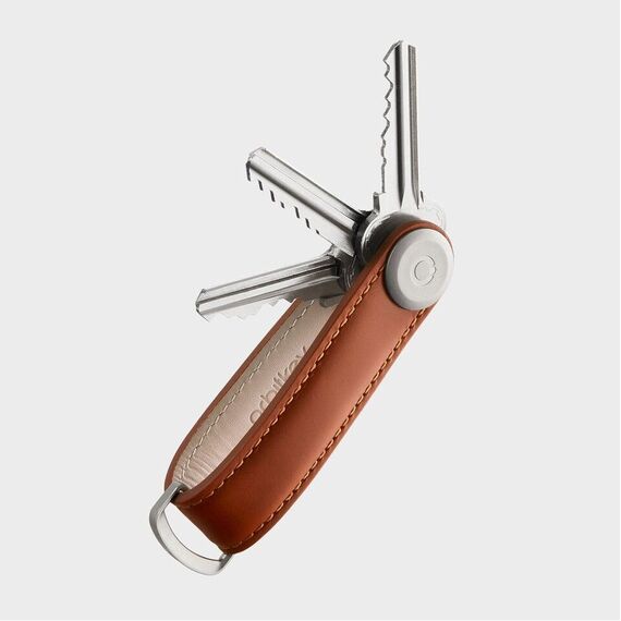 Orbitkey - Leather Key Organiser - Cognac/Tan / Gadgets