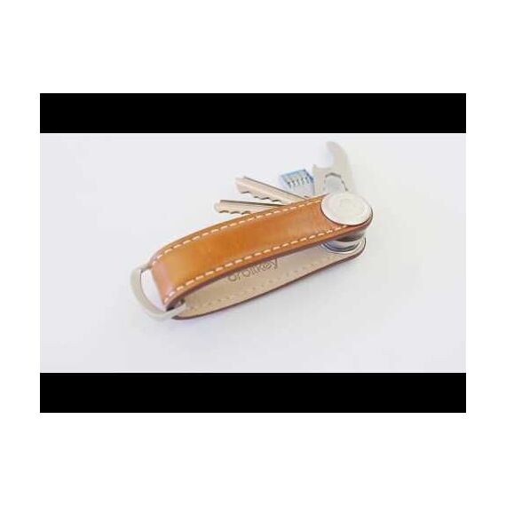 Orbitkey - Leather Key Organiser - Cognac/Tan / Gadgets
