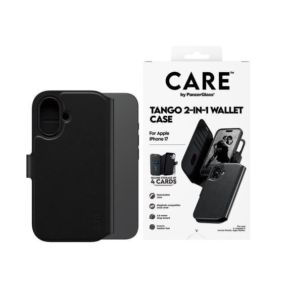 PanzerGlass - CARE Feature Case Tango Two-in-One Wallet Case w. MagSafe - iPhone 17 / Electronics