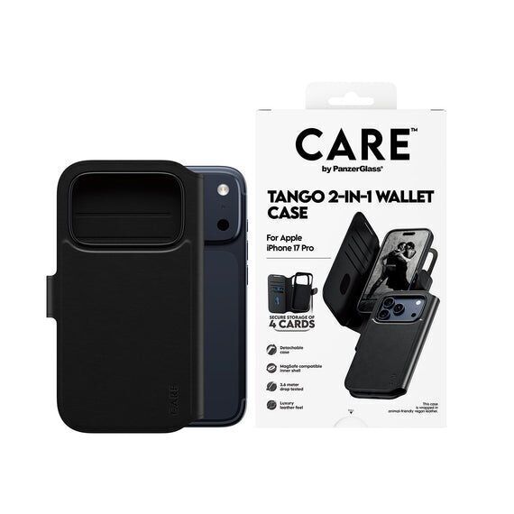 PanzerGlass - CARE Feature Case Tango Two-in-One Wallet Case w. MagSafe - iPhone 17 Pro / Electronics