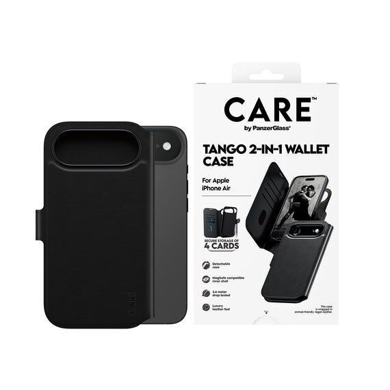 PanzerGlass - CARE Feature Case Tango Two-in-One Wallet Case w. MagSafe - iPhone Air / Electronics