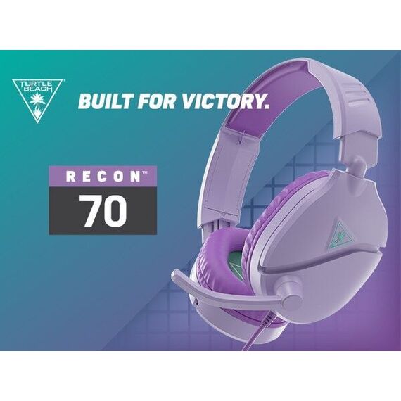 Turtle Beach Recon 70 Lavender Wired Headset / PlayStation 5 | Techbox