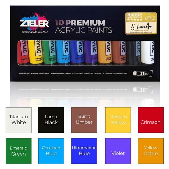 Zieler - Artist Acrylic Starter Set (609299307) / Toys