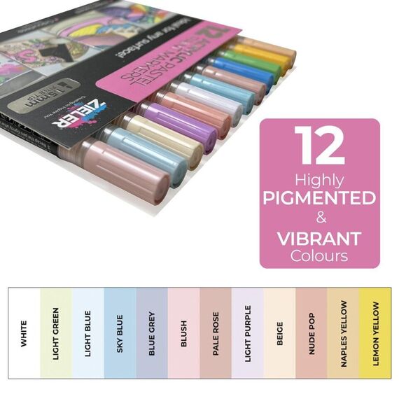 Zieler - Paint Markers Pastel Fine (609299513) / Toys