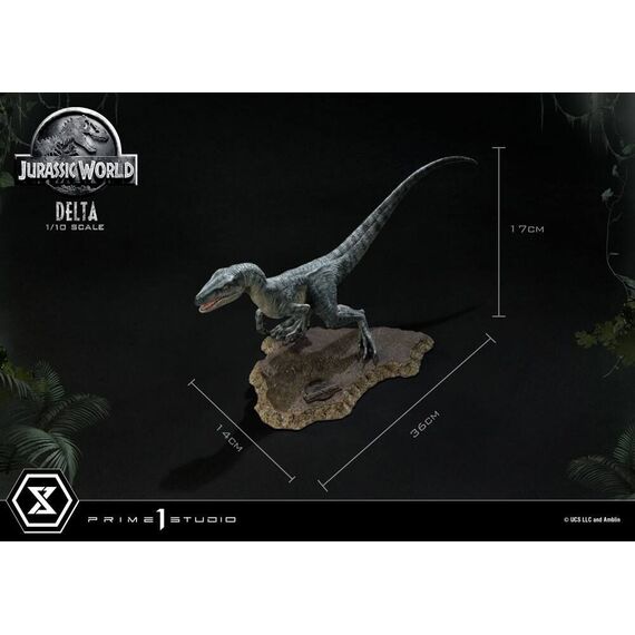 JURASSIC WORLD - Delta - Statue 17cm - Statues - Collectibles - Techbox