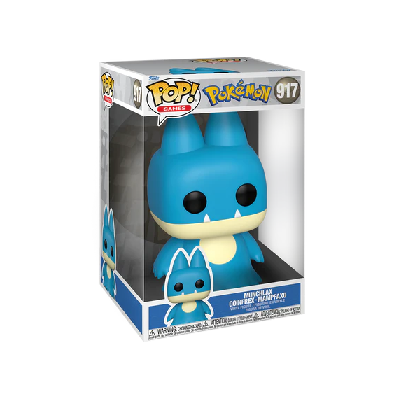 POKEMON - POP JUMBO 10'' N° 917 - Munchlax |  Techbox