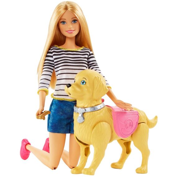 Barbie - Walk and Potty Pup (DWJ68) / Toys