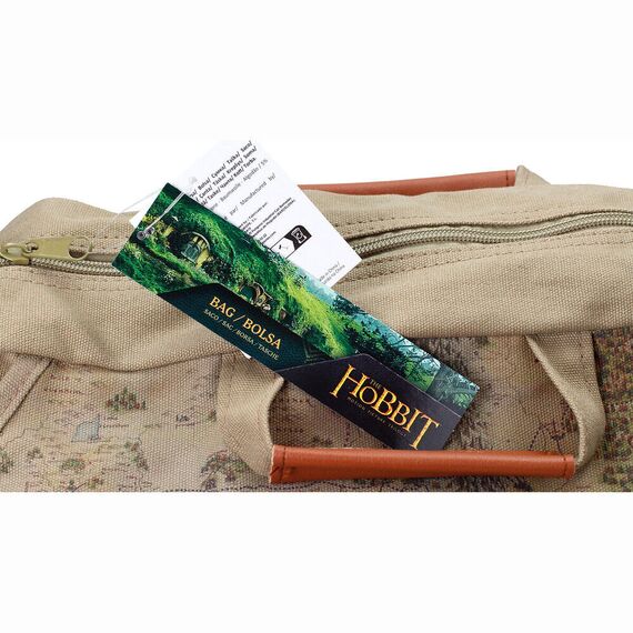 Hobbit Map fabric shoulder bag