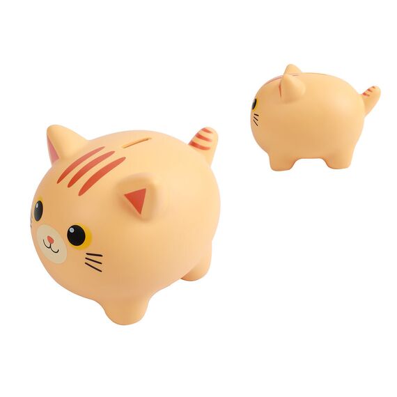 iTotal - Piggy Bank ORANGE TABBY CAT (XL2497M) / Baby and Children