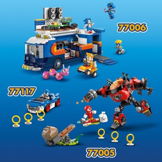 LEGO - Sonic - Silver's Car vs. Knuckles' Monster Truck (77118) / Toys