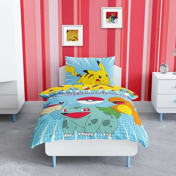 Pokémon – Adult Bedding Set 140x200 (POK1072) / Baby and Children