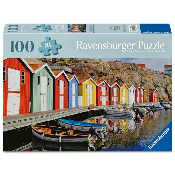 Ravensburger - Colorful Houses in Sweden 100p Ad (12001730) / Toys