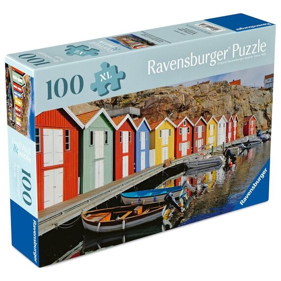 Ravensburger - Colorful Houses in Sweden 100p Ad (12001730) / Toys