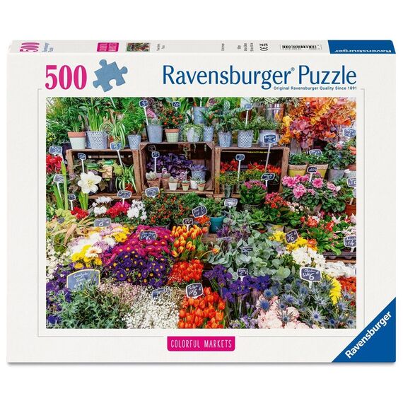 Ravensburger - Flower Market, France 500p (12001815) / Toys