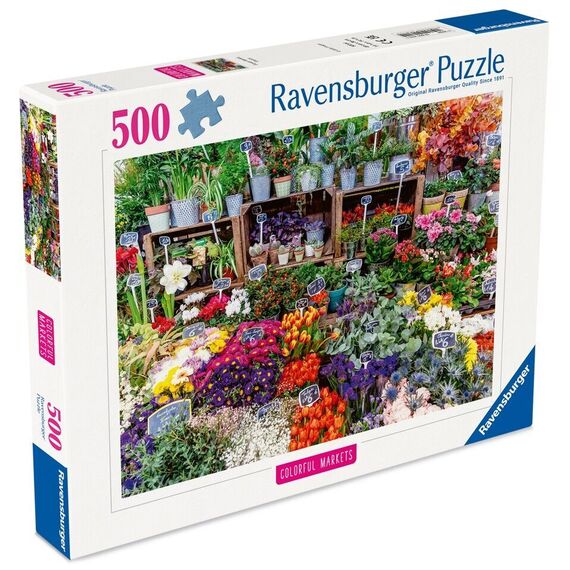 Ravensburger - Flower Market, France 500p (12001815) / Toys