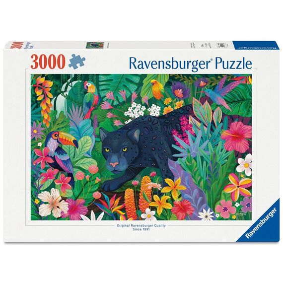 Ravensburger - Panther in Flowery Jungle 3000p (12001748) / Toys